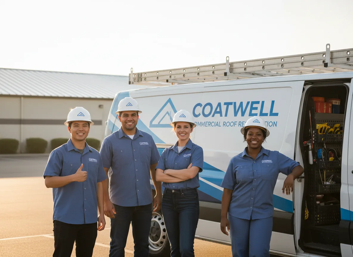 Commercial roof coating company in Paton, IA